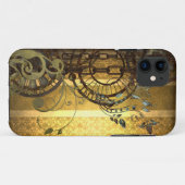 Coques Case-Mate iPhone Chaînes de Steampunk et floral (Dos (Horizontal))