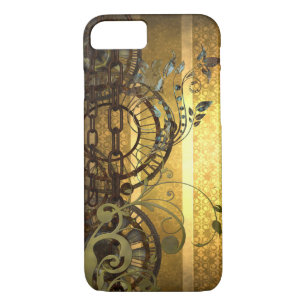 Etui iPhone Case-Mate Chaînes de Steampunk et floral