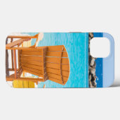Coques Case-Mate iPhone Chaise de plage des Caraïbes Oasis #1 #caribbean # (Verso (horizontal))