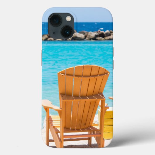 Coques Case-Mate iPhone Chaise de plage des Caraïbes Oasis #1 #caribbean # (Verso)