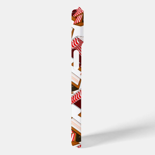 Coques Case-Mate iPhone Chaises De Plage Rouge & Blanc Thème (Verso / Droite)