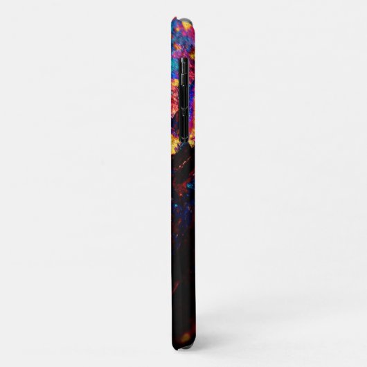 Coques Case-Mate iPhone Chalcopyrite minérale pierre cristal pierre noir (Dos/Gauche)