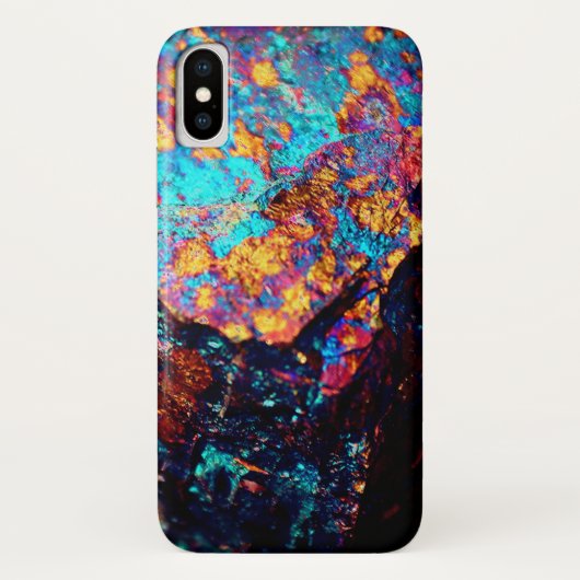 Coques Case-Mate iPhone Chalcopyrite minérale pierre de cristal (Dos)