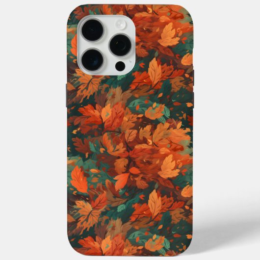 Coques Case-Mate iPhone Chaleureux Feuilles rustiques d'aquarelle - Boho e (Verso)