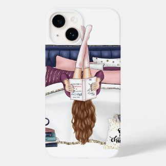 Coque Pour iPhone 14 Chambre confortable Lecture Scène d'art pour les a