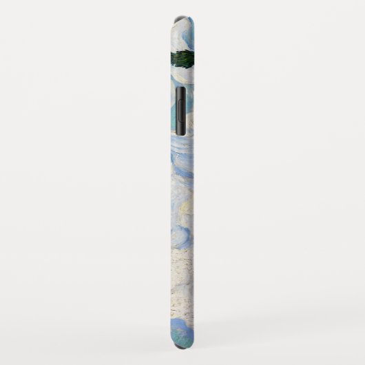 Coques Case-Mate iPhone Champ de blé avec cyprès (Dos/Droite)