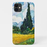 Champ de blé avec cyprès de Vincent Van Gogh