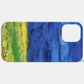 Coques Case-Mate iPhone Champ de blé sous ciel nuageux par Vincent van Gog (Retour (horizontal))