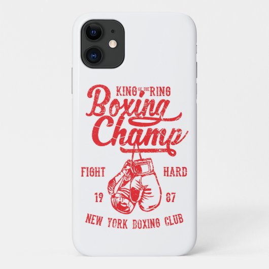 Coques Case-Mate iPhone Champ de boxe New York Boxe Club combattre dur (Dos)