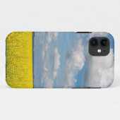 Coques Case-Mate iPhone Champ de Canola & Nuages (Dos (Horizontal))