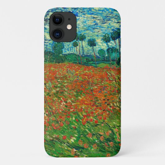 Coques Case-Mate iPhone Champ de coquelicots de Vincent Van Gogh Beaux-Art (Dos)