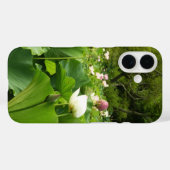 Coques Case-Mate iPhone Champ de fleurs de Lotus Jardin d'été (Verso (horizontal))