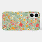 Coques Case-Mate iPhone Champ de fleurs sauvages à l'aquarelle (Verso (horizontal))