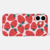 Coques Case-Mate iPhone Champ de fraises (Verso (horizontal))