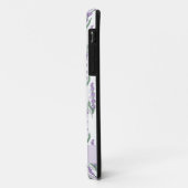 Coques Case-Mate iPhone Champ de lavande provence fleur violette (Dos/Gauche)