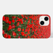 Coques Case-Mate iPhone Champ de Red Poppies (Verso (horizontal))