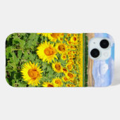 Coques Case-Mate iPhone Champ de tournesols (Verso (horizontal))
