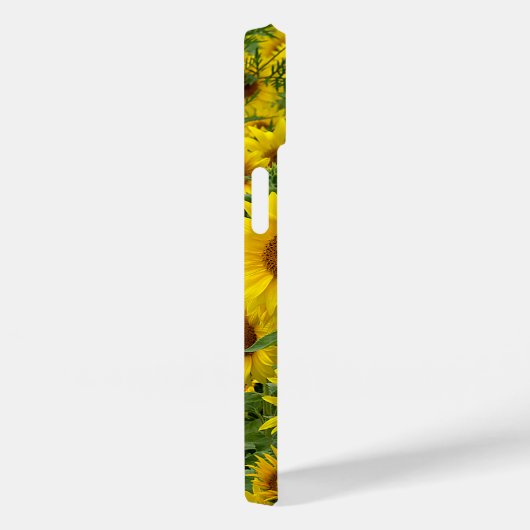 Coques Case-Mate iPhone Champ de tournesols jaunes (Verso / Droite)