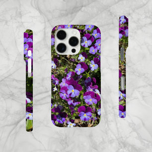 Coques iPhone 16 Pro Champ de violettes en Hollande, Cellule