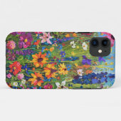 Coques Case-Mate iPhone Champ fleur sauvage Peinture acrylique (Dos (Horizontal))