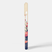 Coques Case-Mate iPhone Champ floral rose doux (Verso / Gauche)