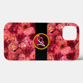 COQUES Case-Mate iPhone CHAMP ROSE ROSE ROSE ROSE ROSE ROSE ROUGE, MONOGRA (Verso (horizontal))