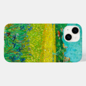Coques Case-Mate iPhone Champ Van Gogh avec Irises près d'Arles (Verso (horizontal))