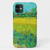 Coques Case-Mate iPhone Champ Van Gogh avec Irises près d'Arles (Dos)
