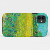 Coques Case-Mate iPhone Champ Van Gogh avec Irises près d'Arles (Dos (Horizontal))