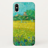 Coques Case-Mate iPhone Champ Van Gogh avec Irises près d'Arles (Dos)