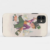 Coques Case-Mate iPhone Champagne vintage Shamrock Jour de la Saint Patric (Dos (Horizontal))