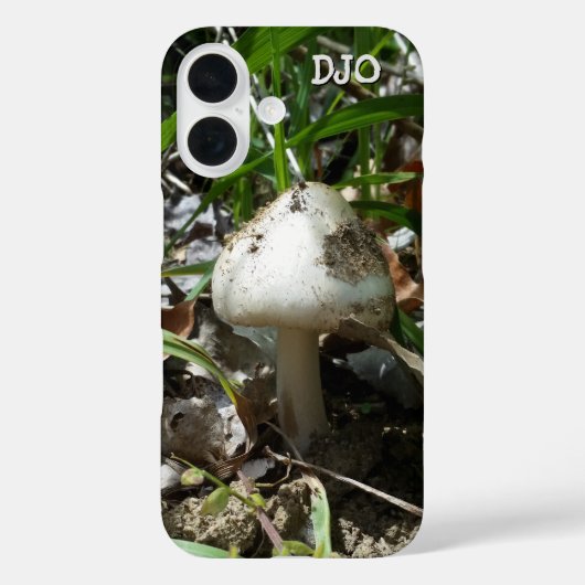 Coques Case-Mate iPhone Champignon avec vos initiales (Verso)