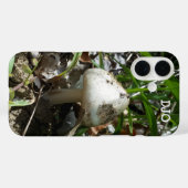Coques Case-Mate iPhone Champignon avec vos initiales (Verso (horizontal))