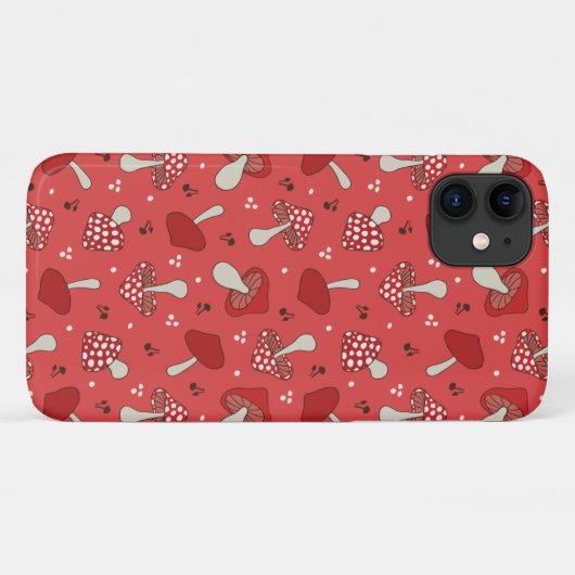 Coques Case-Mate iPhone Champignons (Dos (Horizontal))