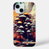 Coques Case-Mate iPhone Champignons Abstraits enchantés - Art Imaginaire (Verso)