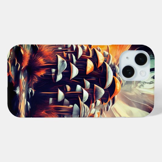 Coques Case-Mate iPhone Champignons Abstraits enchantés - Art Imaginaire (Verso (horizontal))