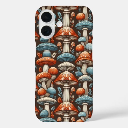 Coques Case-Mate iPhone Champignons Americana (Verso)