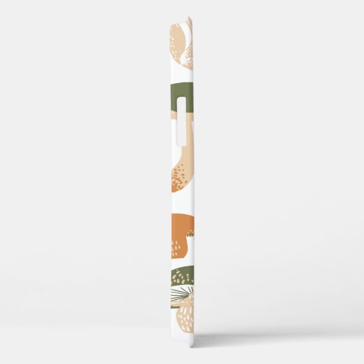 Coques Case-Mate iPhone Champignons comestibles sans couture motif. Linocu (Verso / Droite)