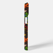 Coques Case-Mate iPhone Champignons d'automne, noix et baies sur le noir (Verso / Droite)