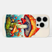 Coques Case-Mate iPhone Champignons de forêt sauvage en germination (Verso (horizontal))