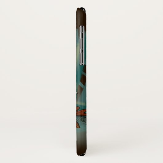 Coques Case-Mate iPhone Champignons des tabourets~ iphone (Dos/Gauche)