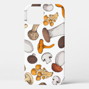 Case-Mate iPhone Case Champignons dessinés à la main : arrière - plan al