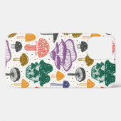 Coques Case-Mate iPhone Champignons forestiers. Motif, texture, sac (Verso (horizontal))