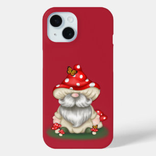 Coque Pour iPhone 15 Champignons Gnome
