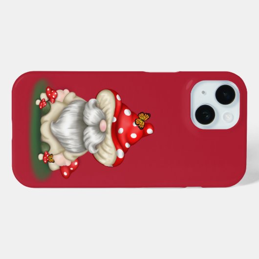 Coques Case-Mate iPhone Champignons Gnome (Verso (horizontal))