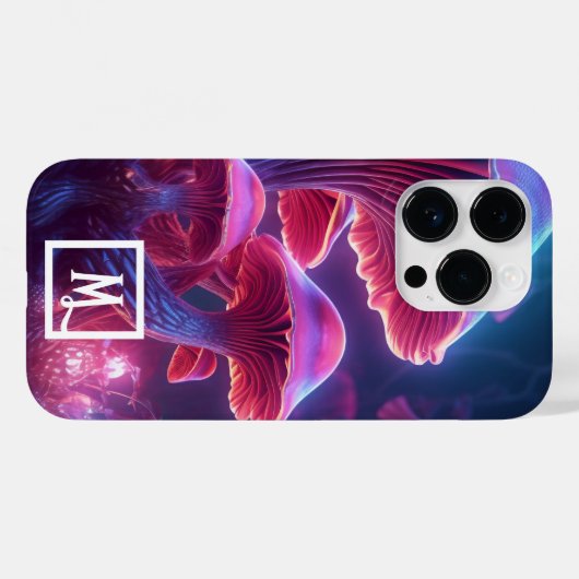 Coques Case-Mate iPhone Champignons Imaginaires (Verso (horizontal))