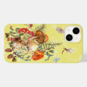 Coques Case-Mate iPhone Champignons, libellules, papillons et escargots (Verso (horizontal))