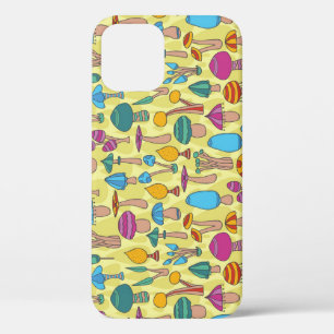 Case-Mate iPhone Case Champignons magiques Doodle Motif sans couture