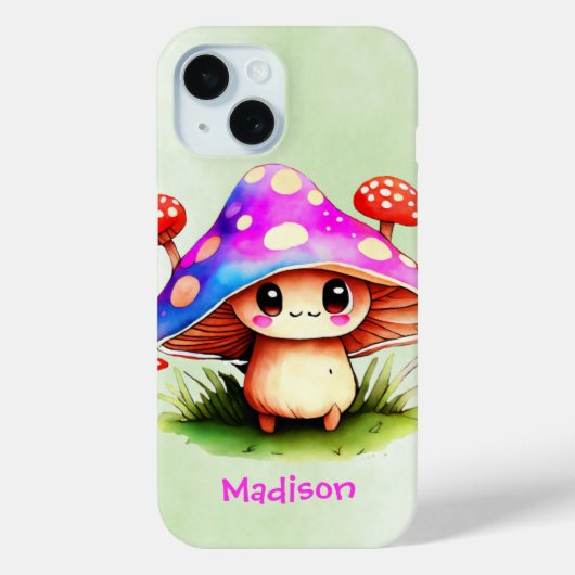 Coques Case-Mate iPhone Champignons mignons (Verso)