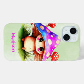 Coques Case-Mate iPhone Champignons mignons (Verso (horizontal))